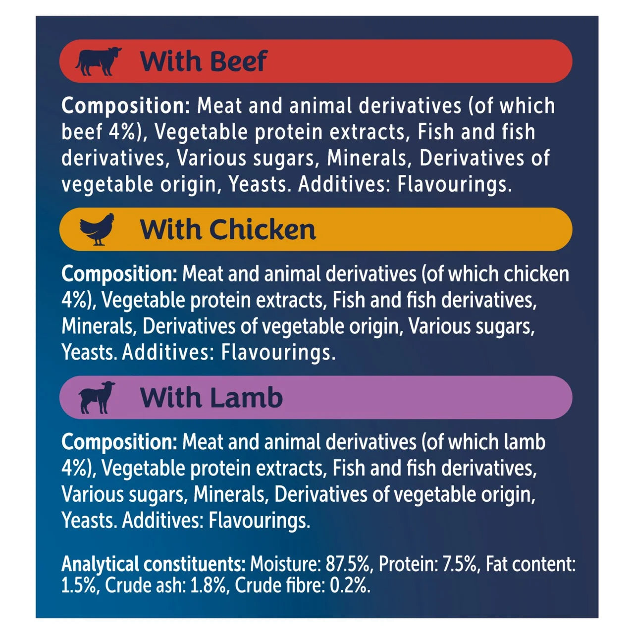 Felix Soup Farm Selection Chicken, Beef & Lamb Wet Cat Food 6 x 48g