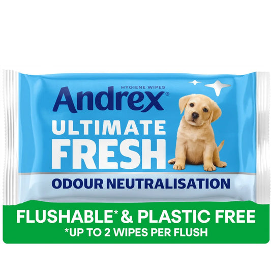 Andrex Ultimate Fresh Wipes Odour Control Moist Toilet Tissue 36 Pack