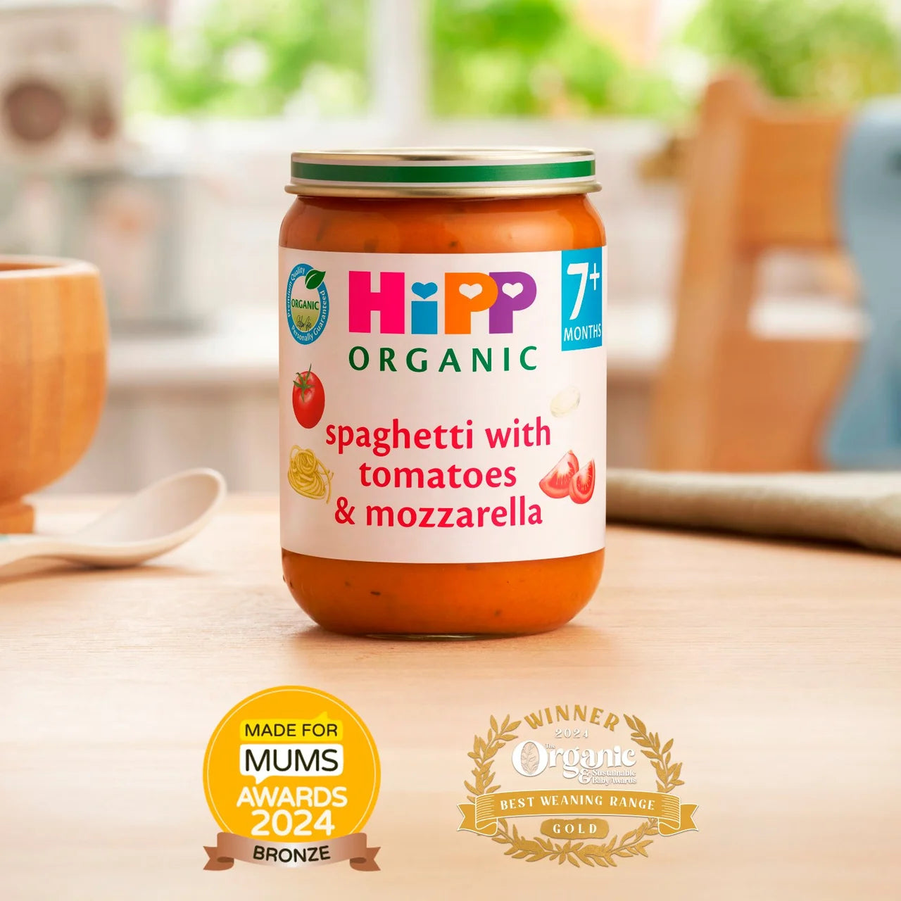 HiPP Organic Spaghetti Bolognese Baby Food Jar 7+ Months 190g