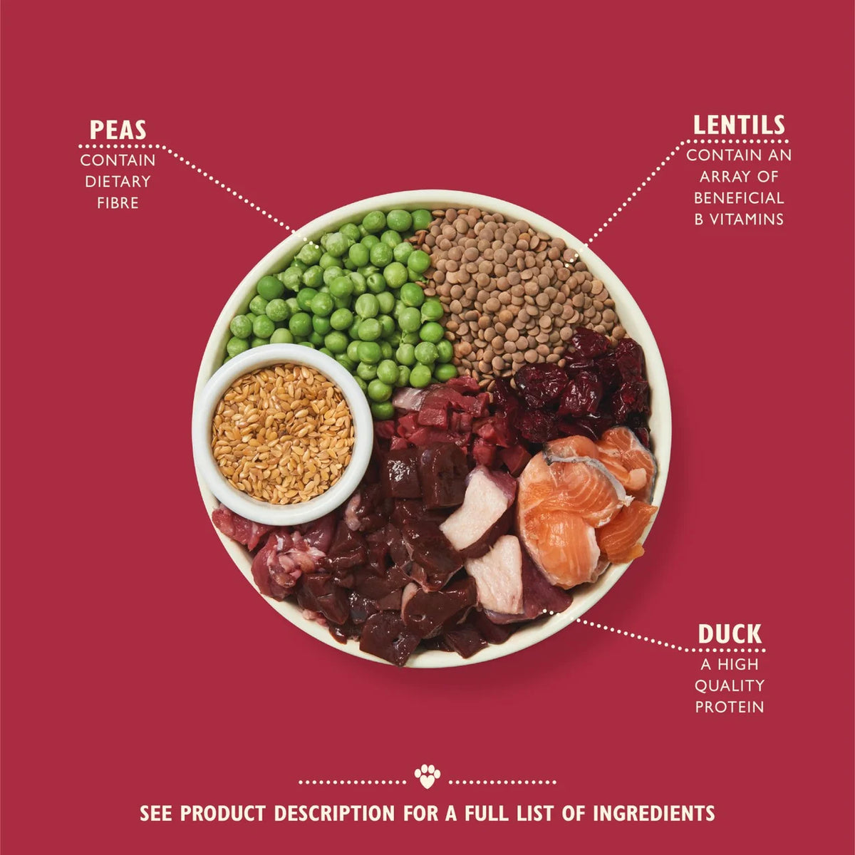 Lily's Kitchen Dog Duck, Salmon & Venison Wild Woodland Walk Adult Dry Food 7kg