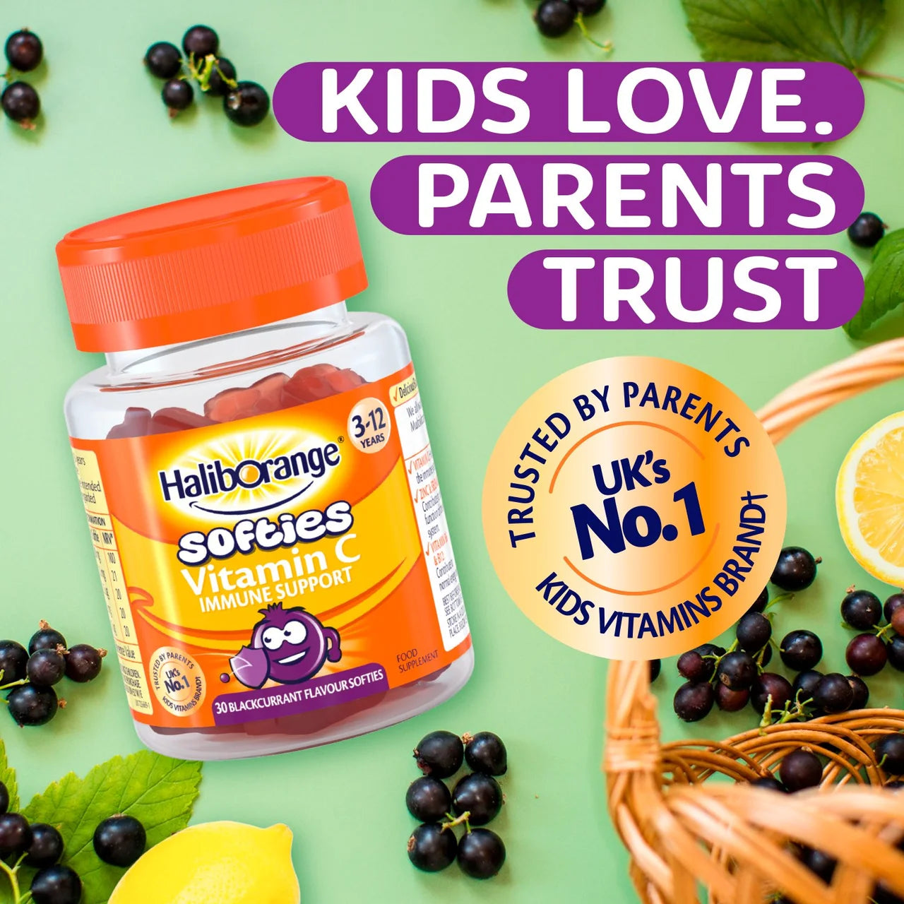 Haliborange Kid's Softies Vitamin C Gummies 3-12yrs 30 per pack