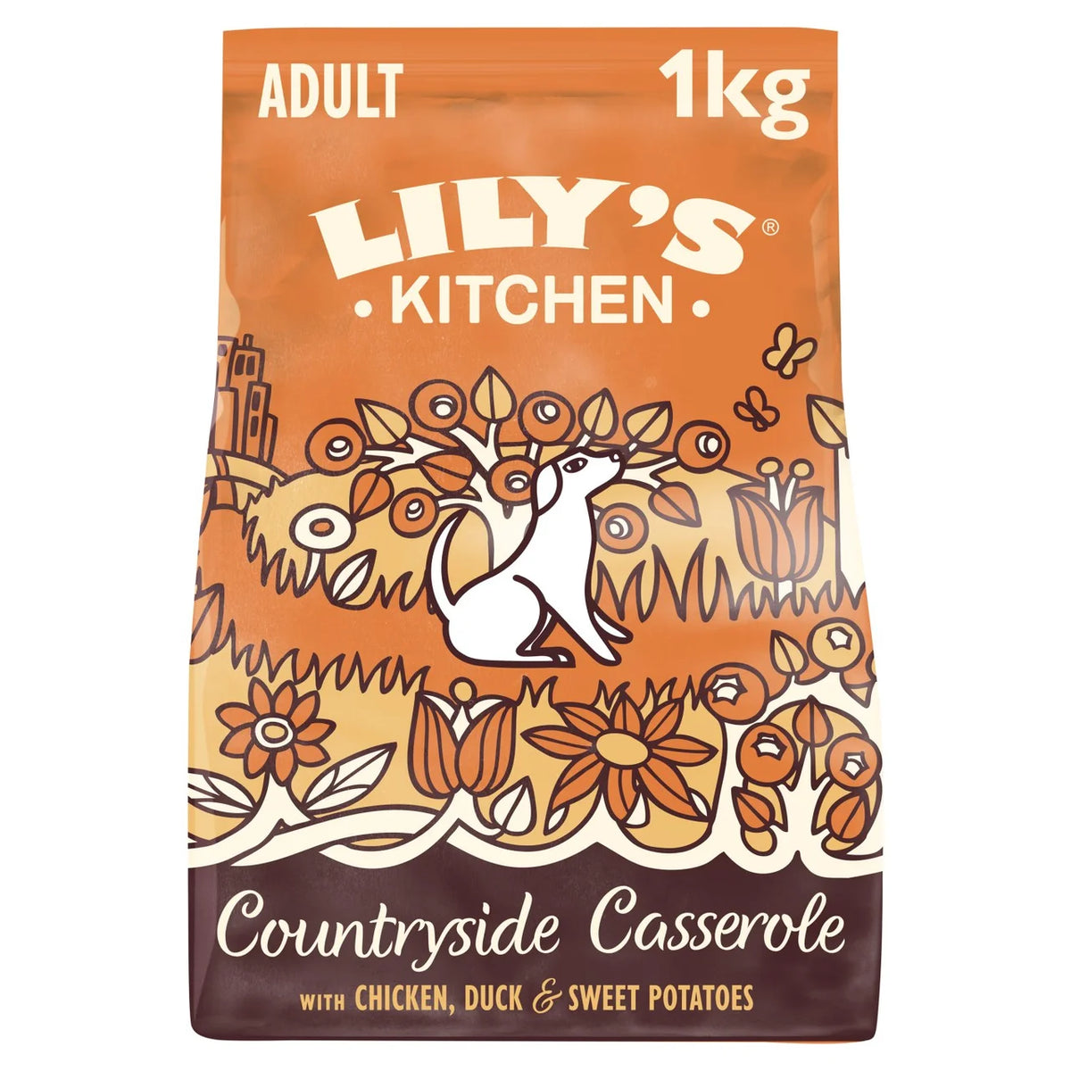 Lily's Kitchen Dog Chicken & Duck Countryside Casserole Adult Dry Food 1kg
