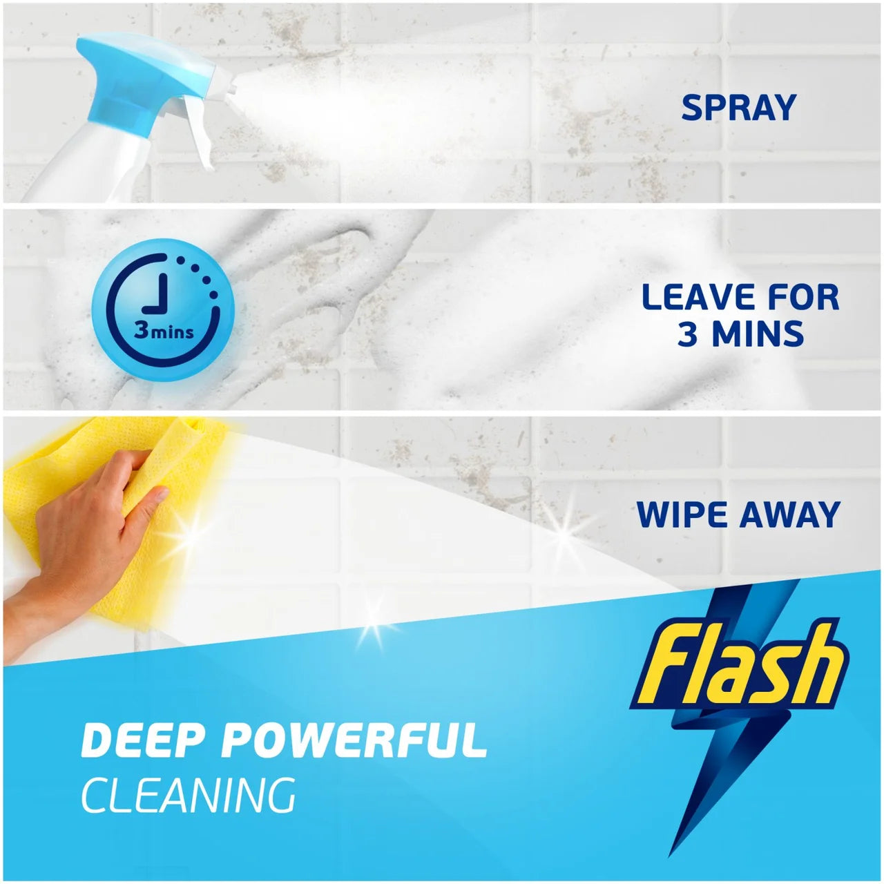 Flash Multipurpose Cleaning Spray With Bleach 800ml