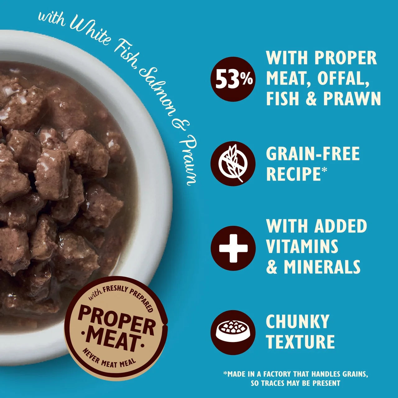 Lily's Kitchen Tasty Cuts in Gravy - Ocean Fish Wet Food for Cats 85g