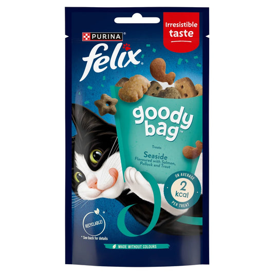 Felix Goody Bag Seaside Salmon Pollock & Trout Cat Treats 60g