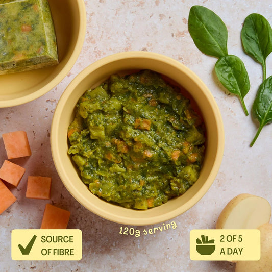 Lune & Wild Handmade Spinach & Coconut Curry Baby Purees 9+ Months 360g