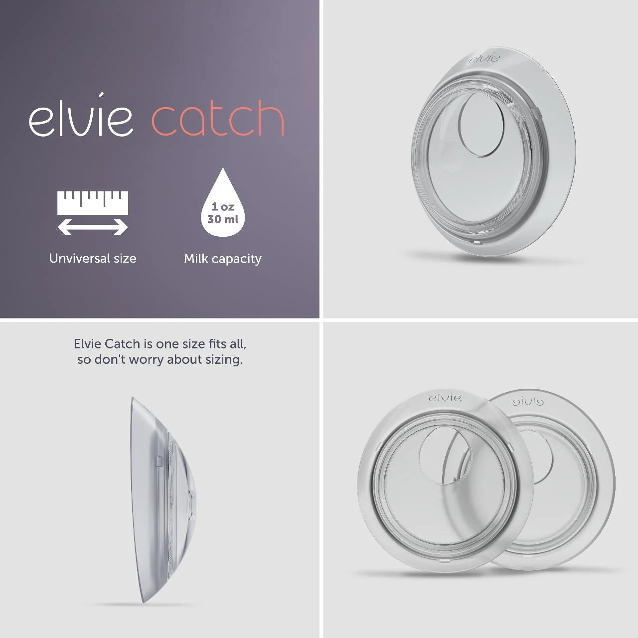 Elvie Catch Milk Collection Cups 2 per pack