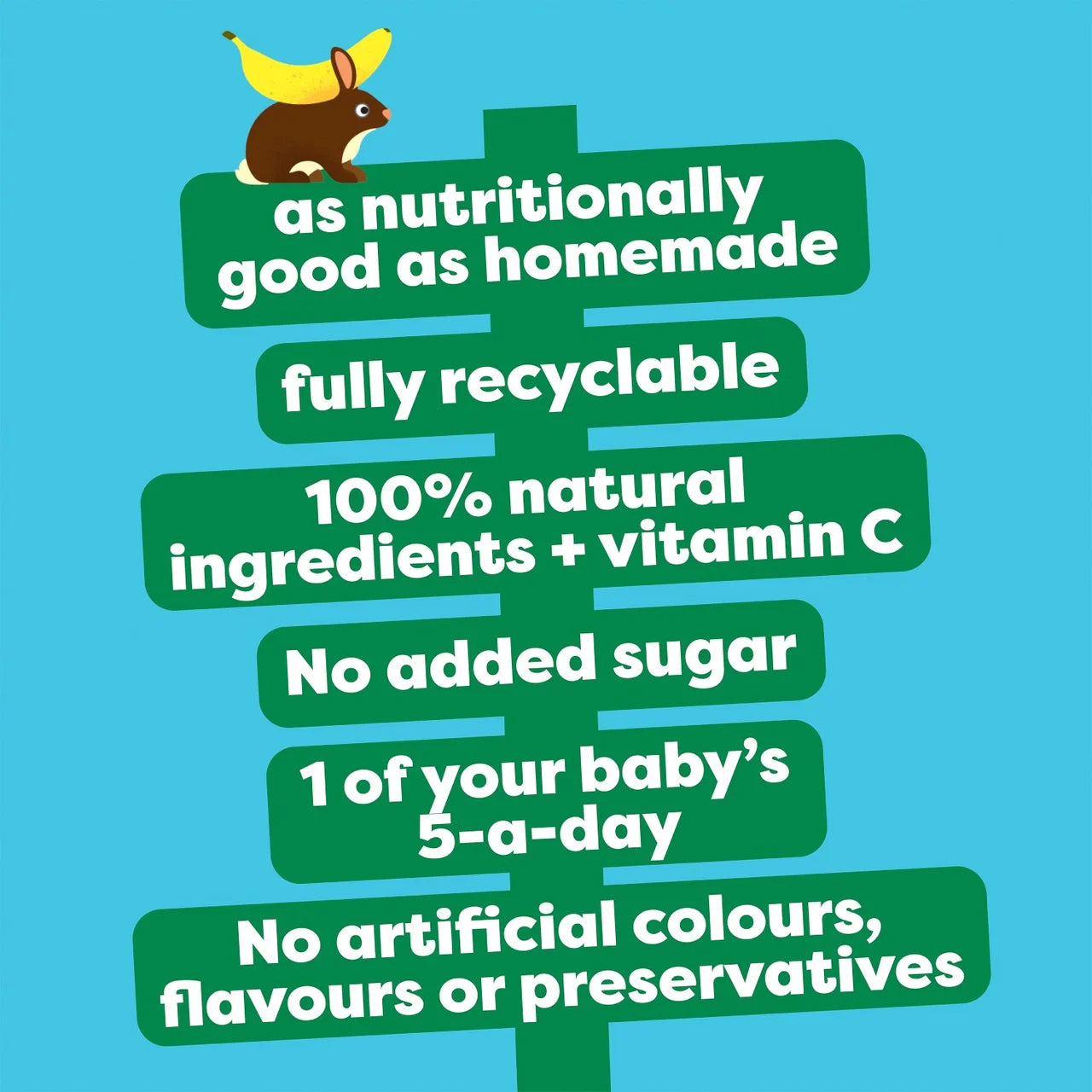 Heinz Apple, Pear & Banana Fruit Puree Pouch Baby Food 6+ Months 100g