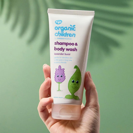 Organic Children Shampoo & Body Wash Lavender Burst 200ml
