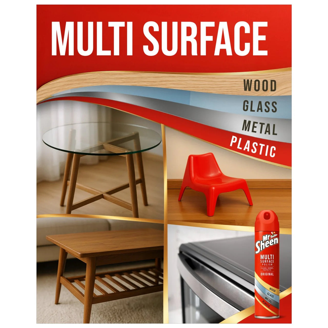 Mr Sheen Multi Surface Polish Cherry 250ml