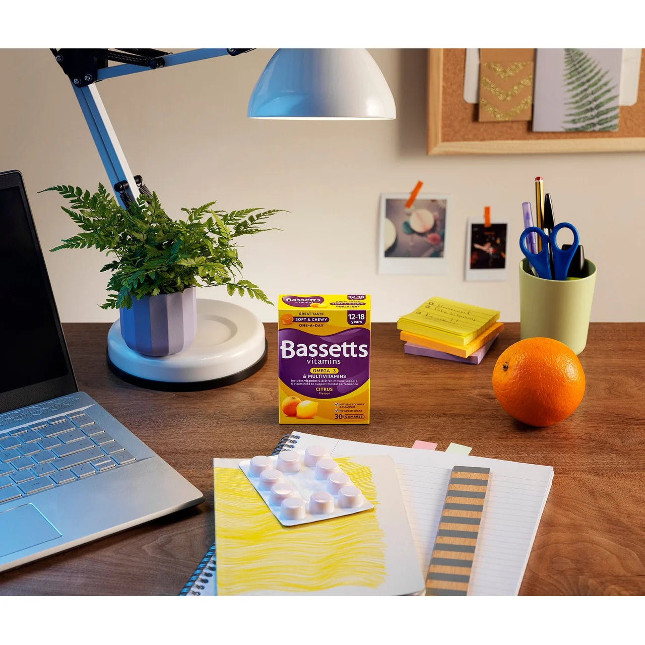 Bassetts Citrus Omega 3 & Multivitamins 12-18ys , 30 per pack