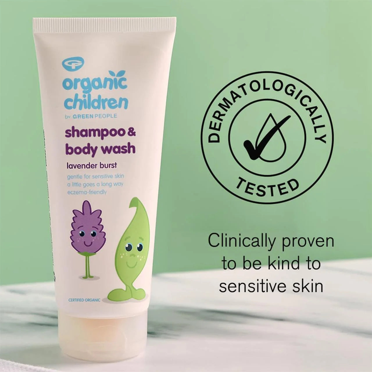 Organic Children Shampoo & Body Wash Lavender Burst 200ml