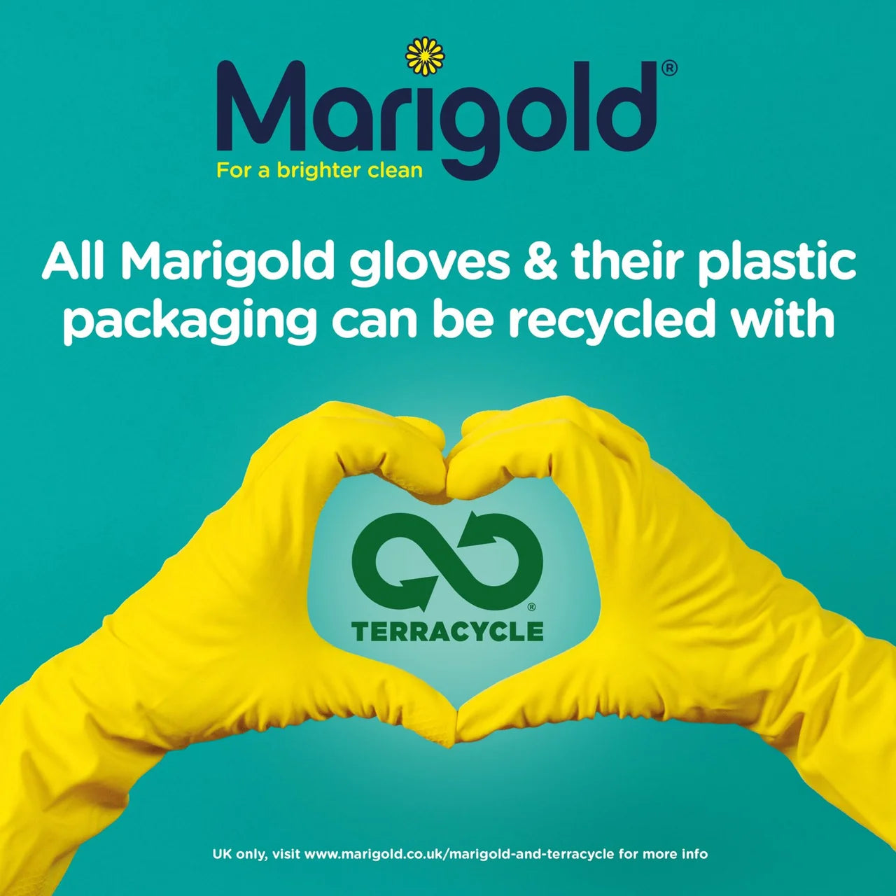 Marigold Bathroom Gloves M 1 pair