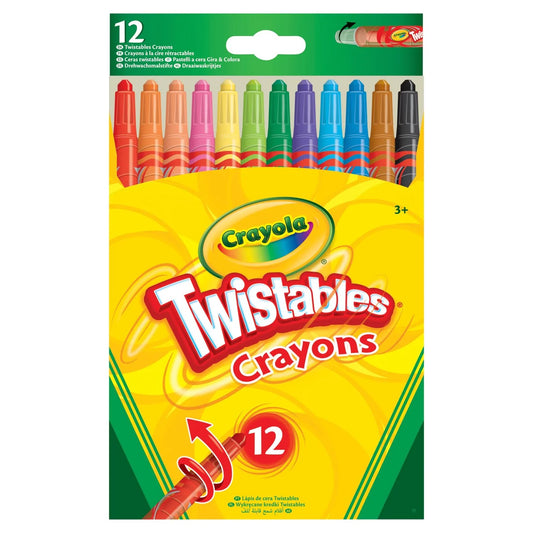 Crayola 24 Twistable Crayons, 3yrs+ 24 per pack