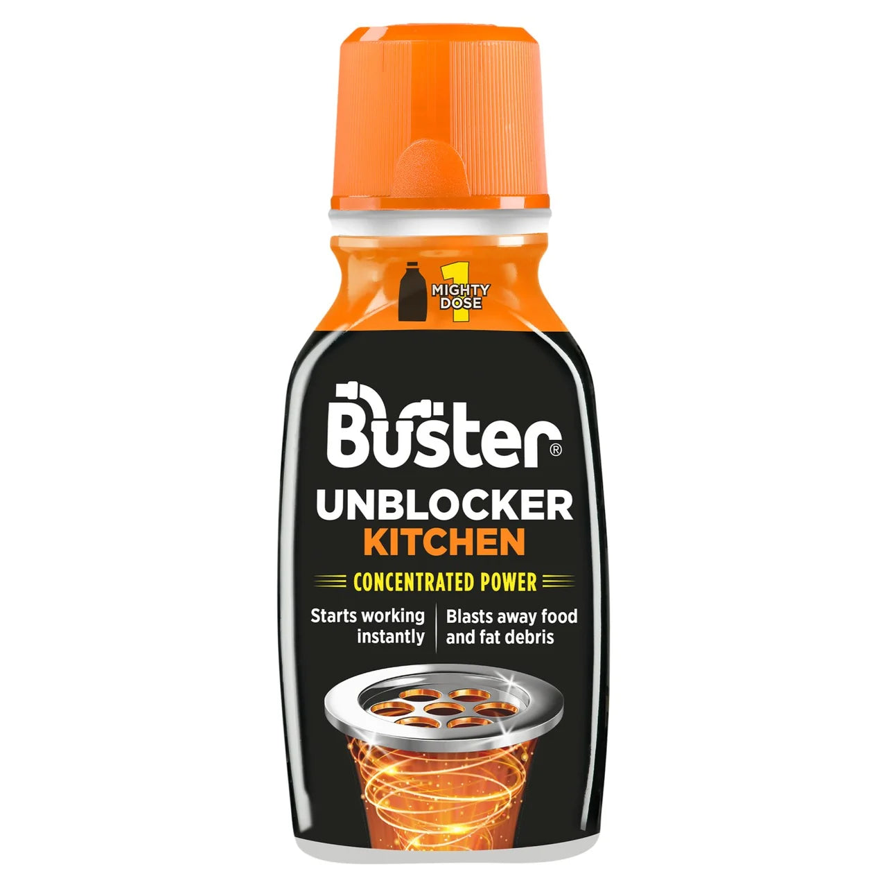 Buster Kitchen Drain Unblocker Mighty 1 Dose 150ml