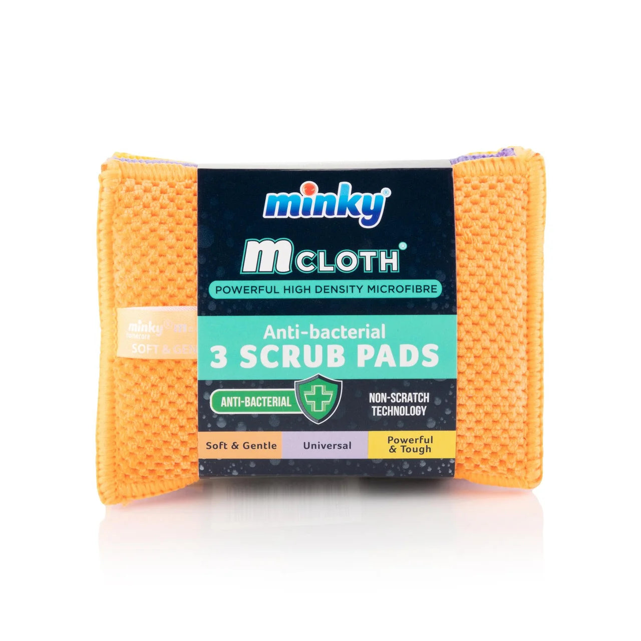 Minky M Cloth Anti Bac Scrub Pads