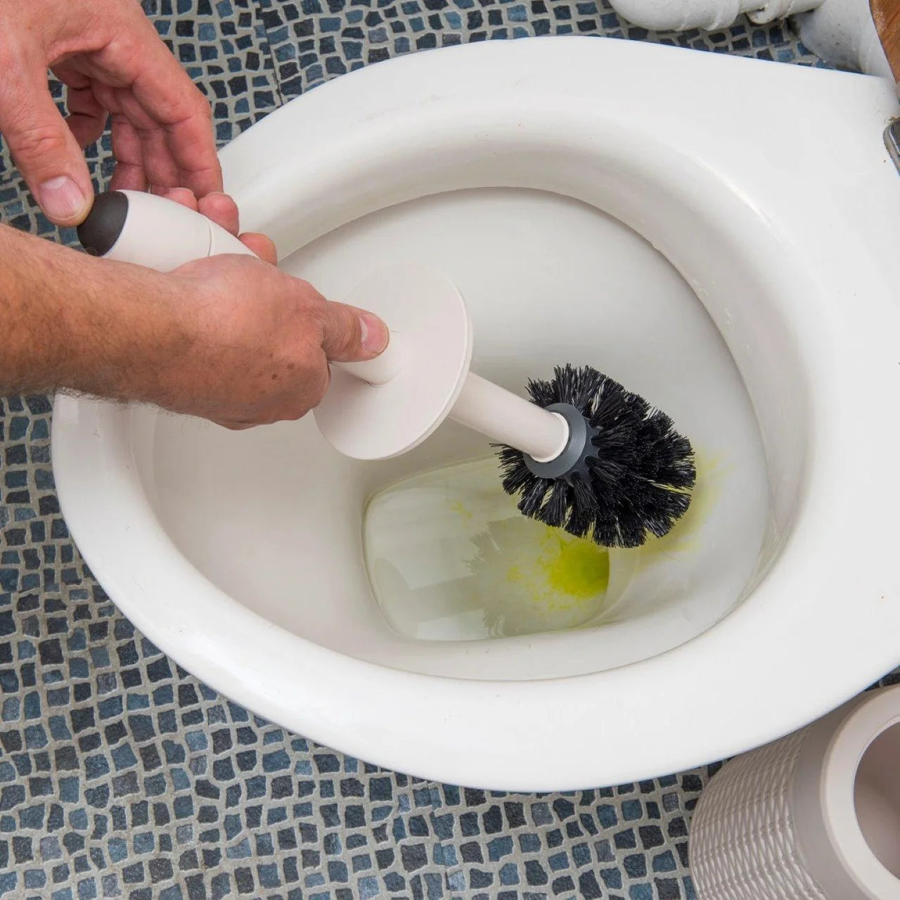 Addis Charcoal Rattan Toilet Brush