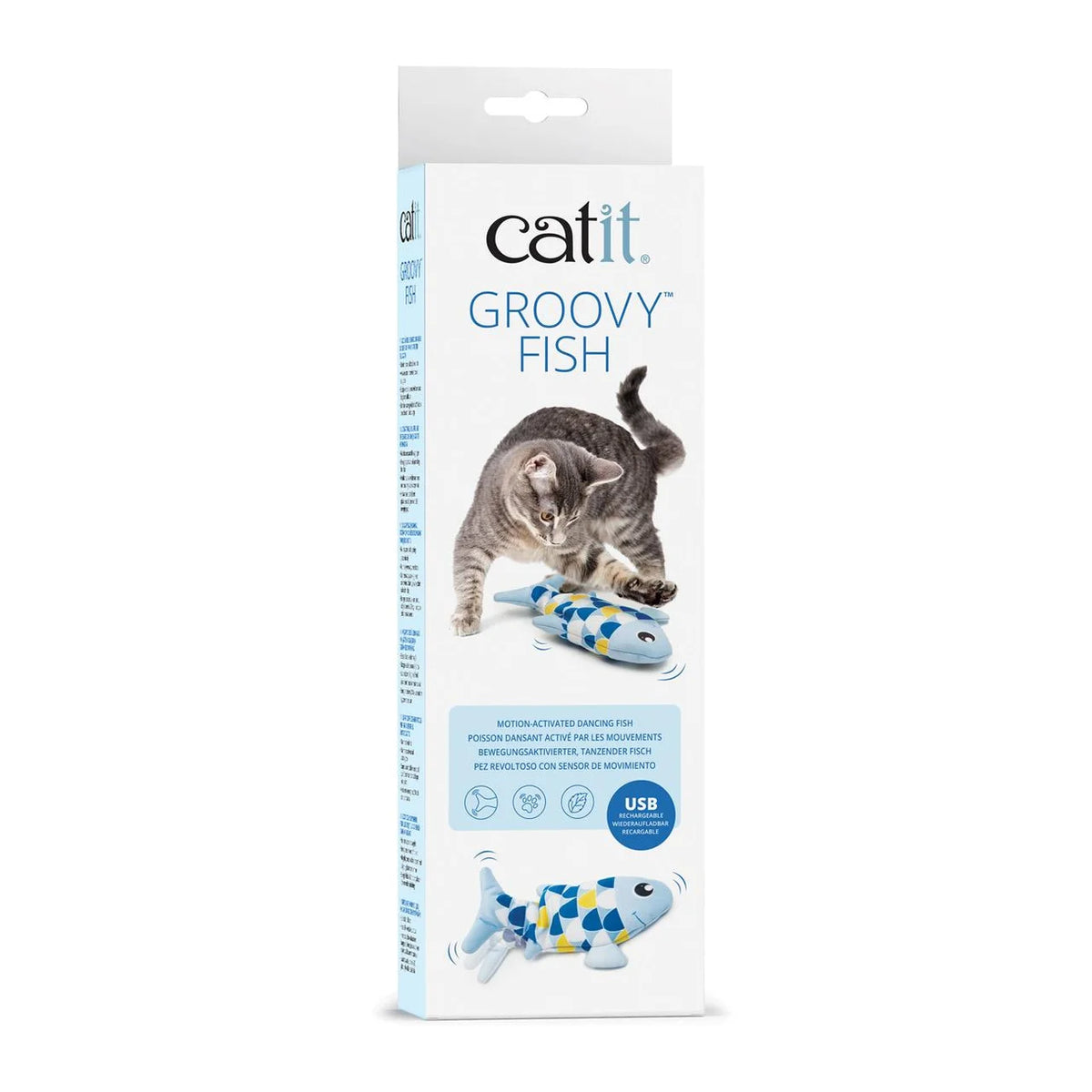 Catit Groovy Mini Fish Blue