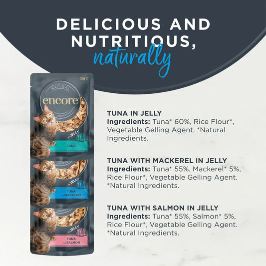 Encore Fish Selection in Jelly 10 x 50g