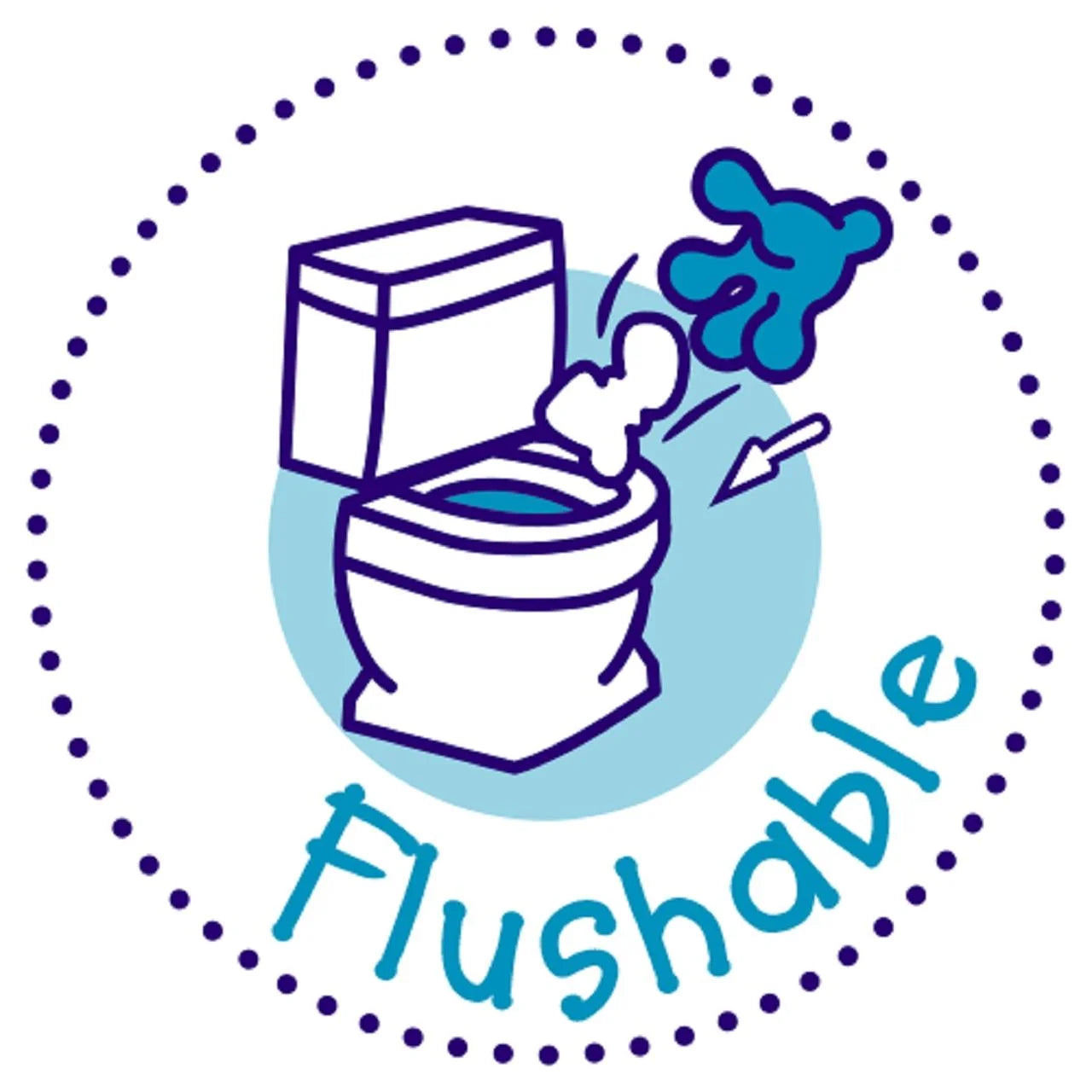 Kandoo Sensitive Flushable Wipes 60 per pack