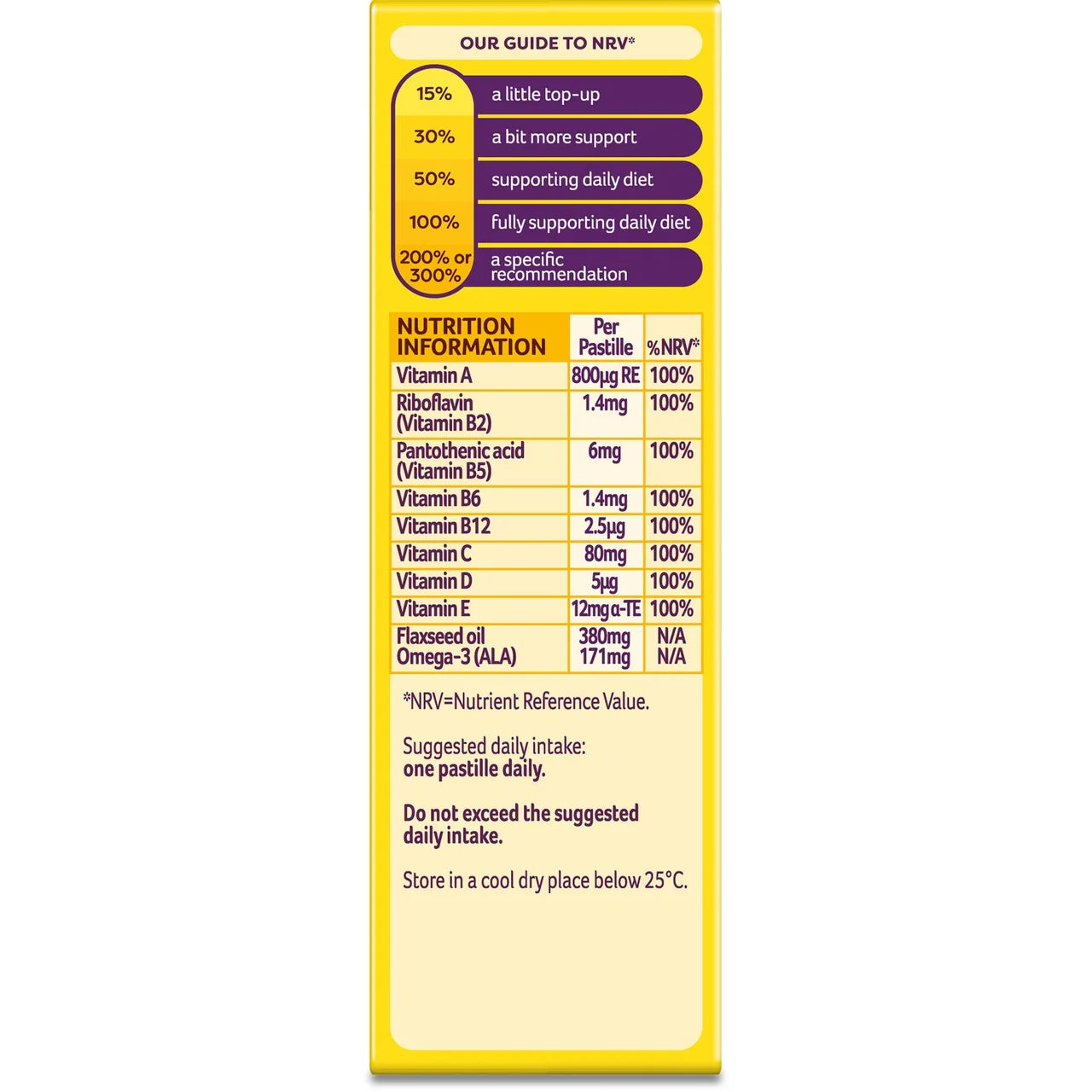 Bassetts Citrus Omega 3 & Multivitamins 12-18ys , 30 per pack
