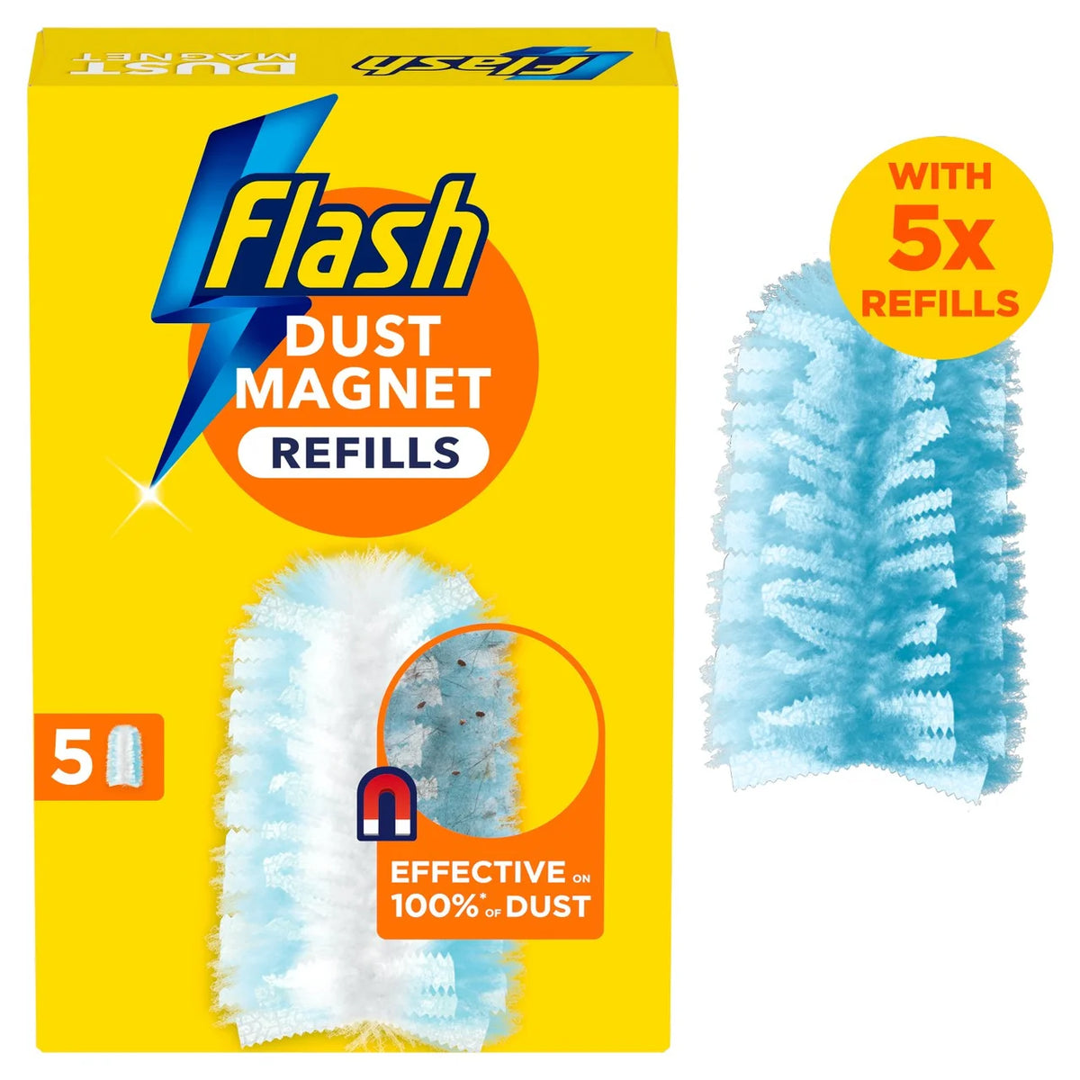 Flash Dust Magnet Duster Refills 5 per pack