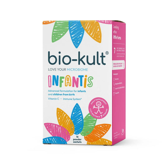 Bio-Kult Infantis Kids Probiotics Gut Supplement 7 Strains with Vitamin C , 16 per pack
