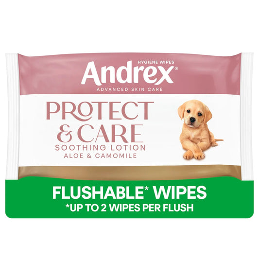 Andrex Protect & Care Hygiene Wipes 36 per pack