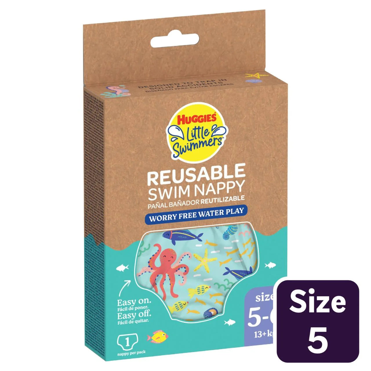 Huggies Little Swimmers Reusable Swim Pant Size 5-6 (13kg+)