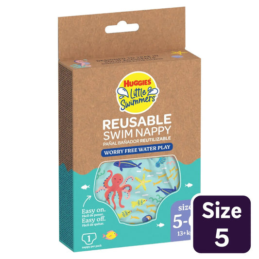 Huggies Little Swimmers Reusable Swim Pant Size 5-6 (13kg+)