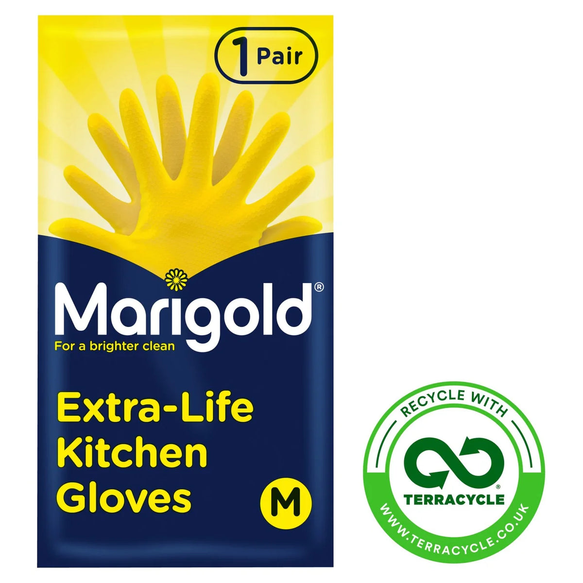 Marigold Extra Life Kitchen Gloves M 1 pair