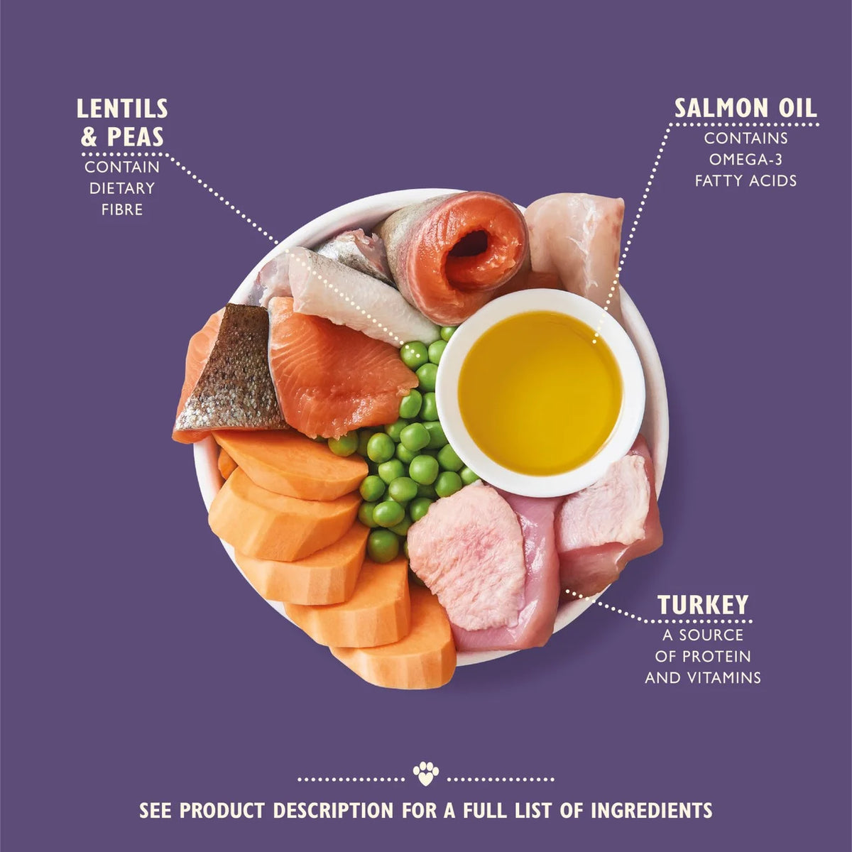 Lily's Kitchen Dog Turkey & Trout Senior Recipe Dry Food 2.5kg