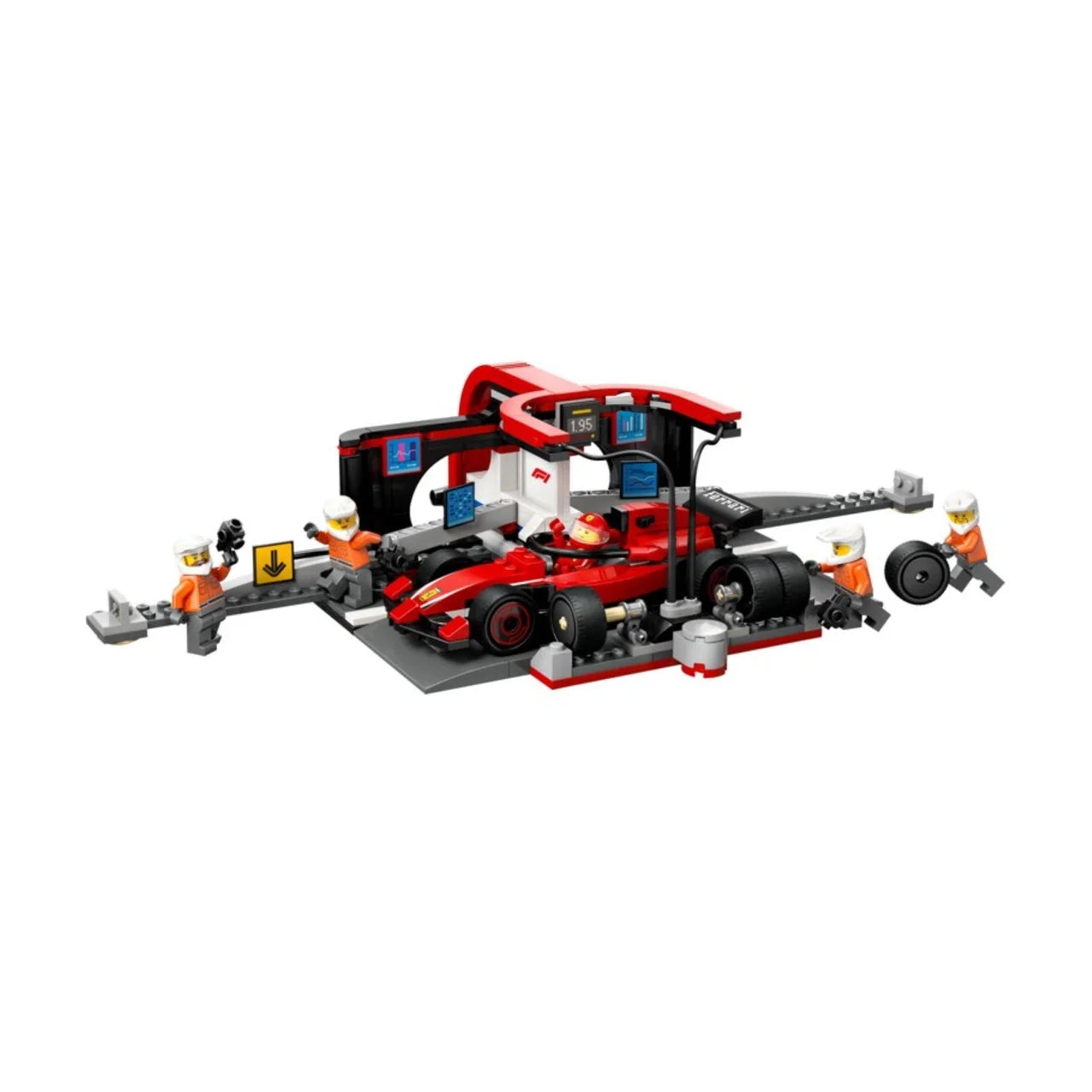LEGO City Formula F1 Pit Stop & Pit Crew with Ferrari Car 60443 6+