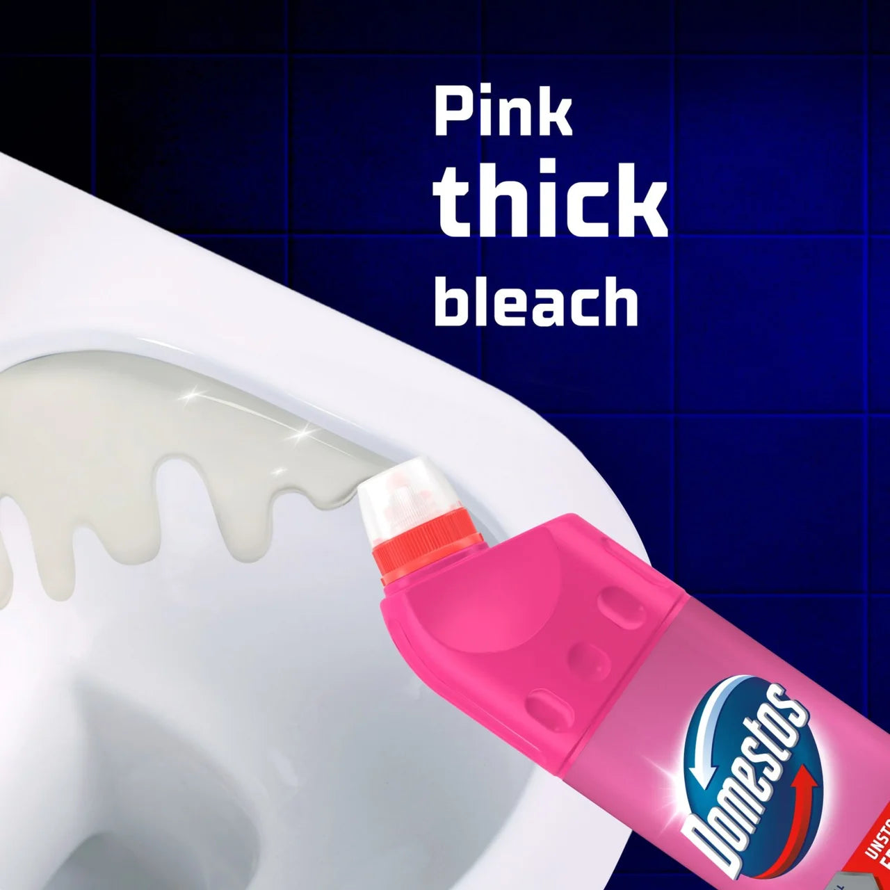 Domestos Thick Bleach Pink Power 750ml