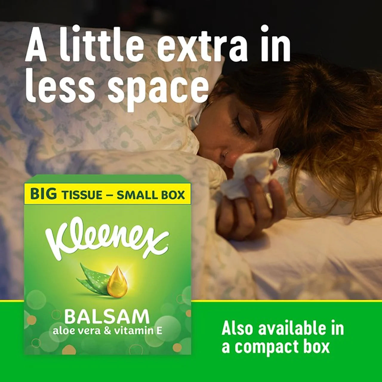 Kleenex Balsam Tissues Box 64 per pack