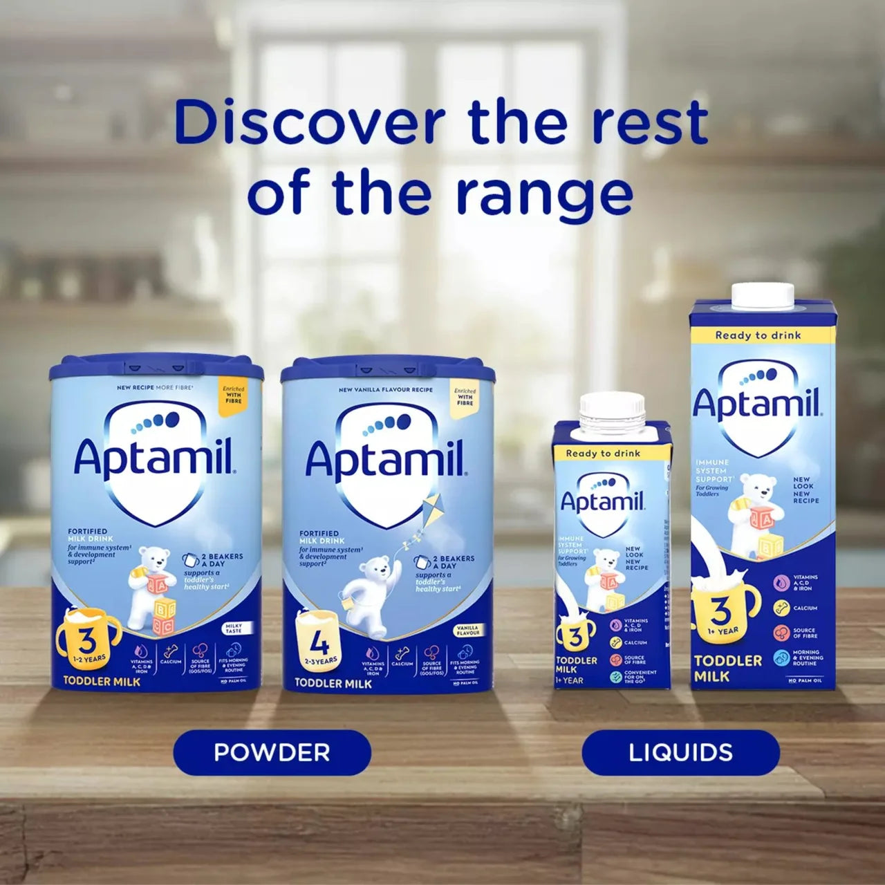 Aptamil 3 Toddler Milk Formula Powder 1+ Years 800g