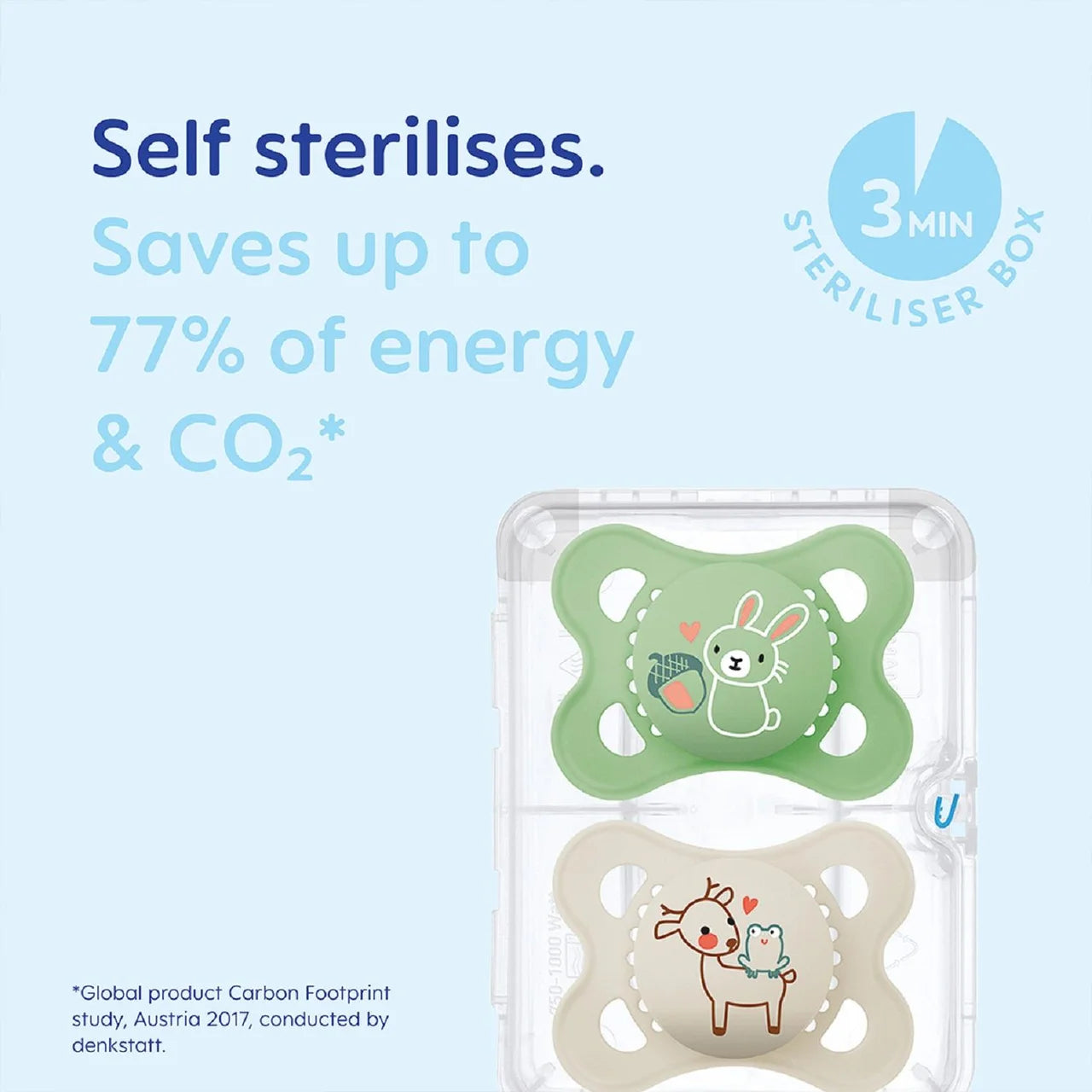 MAM Original 0-6m Soother 2 per pack