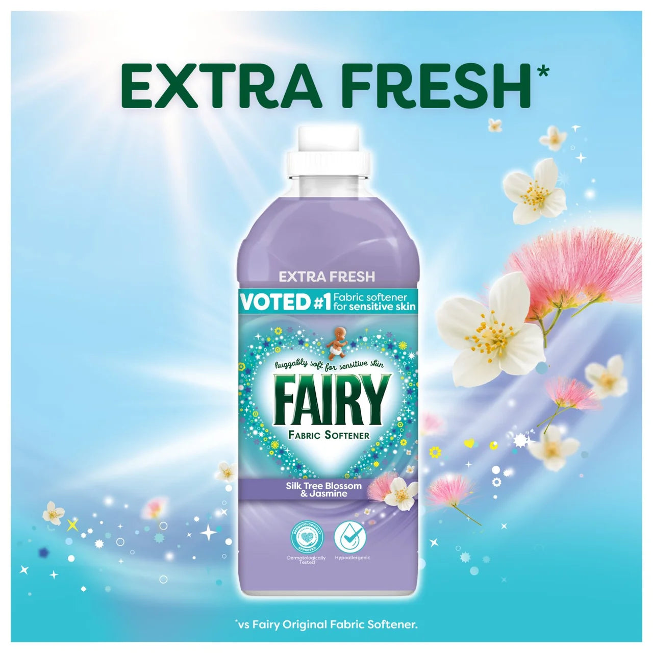 Fairy Fabric Conditioner Silk Tree Blossom & Jasmine 37 Wash 1.147L