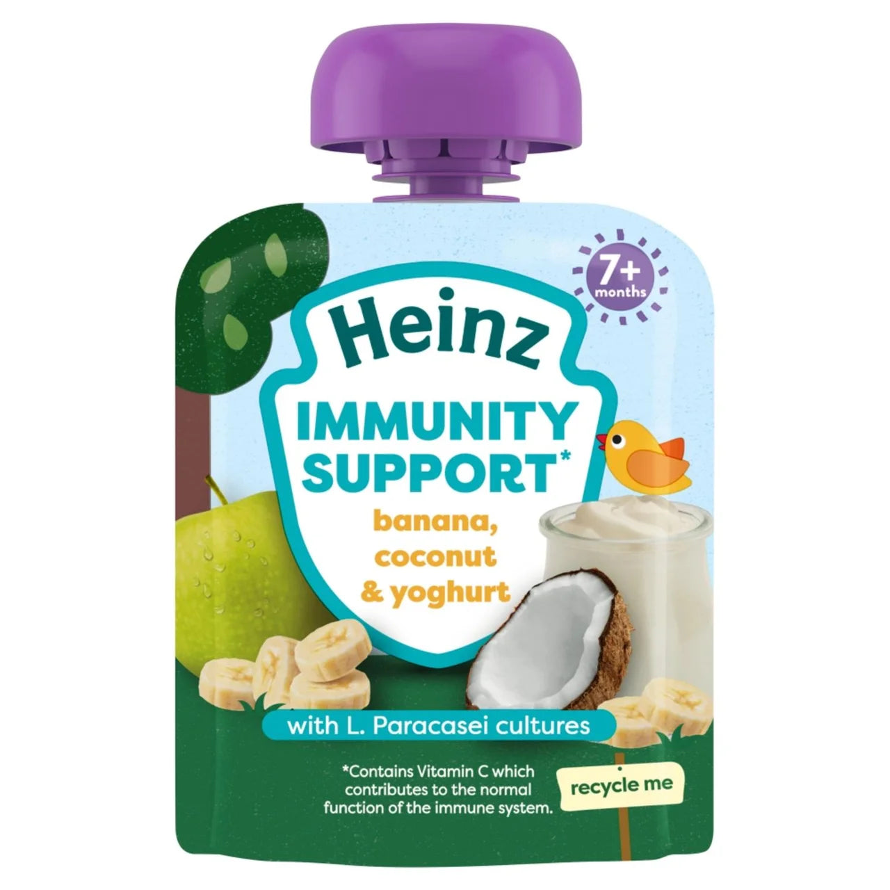 Heinz Immunity Support Banana, Coconut & Yoghurt Baby Food Pouch 7m+ 85g