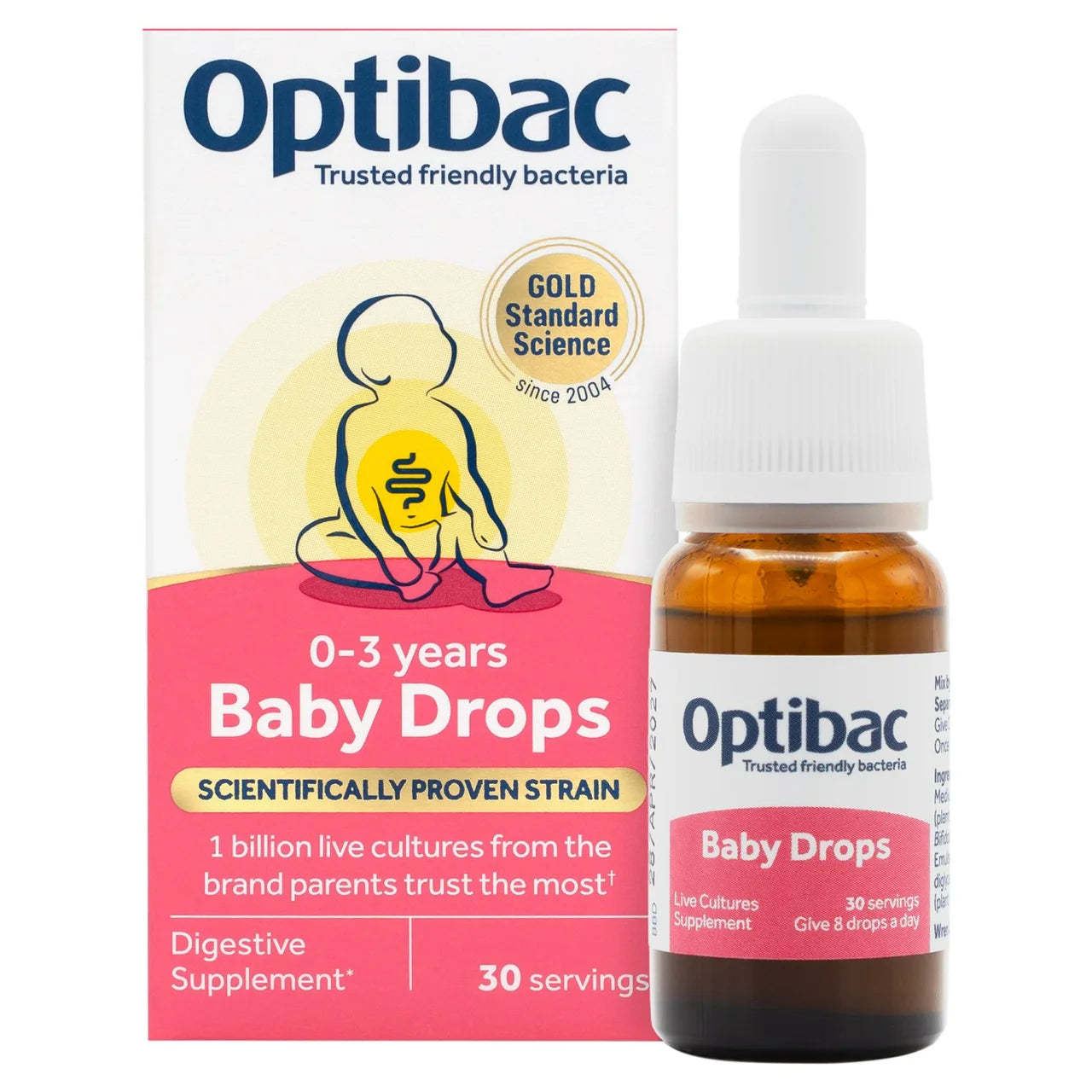 Optibac Probiotics Baby Drops - 30 Servings 10ml
