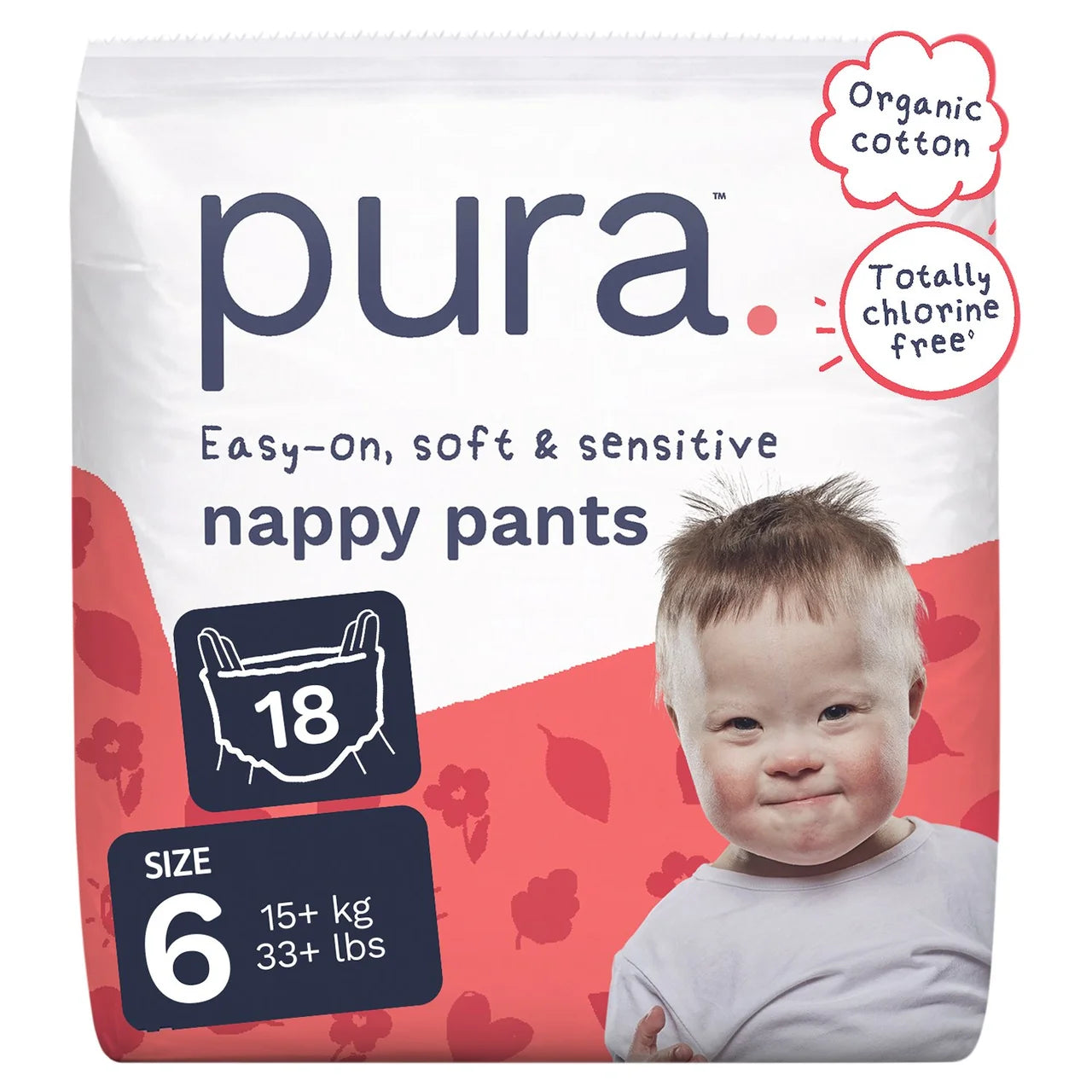 Pura Nappy Pants Size 6 , 18 per pack