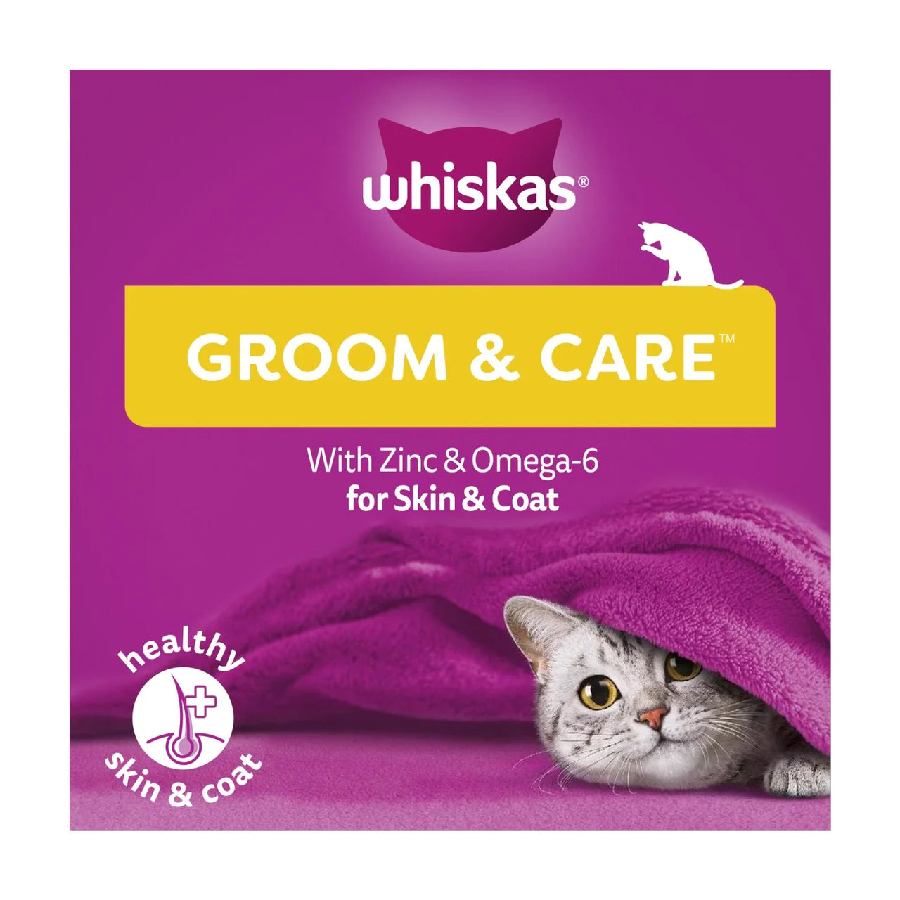 Whiskas Groom & Care Cat Treat Biscuits 45g