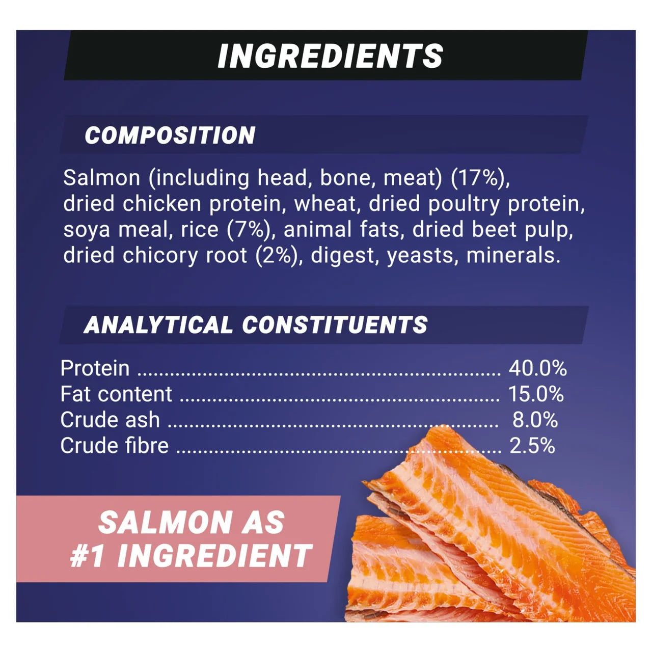 Purina One High Protein Salmon Dry Cat Food 650g