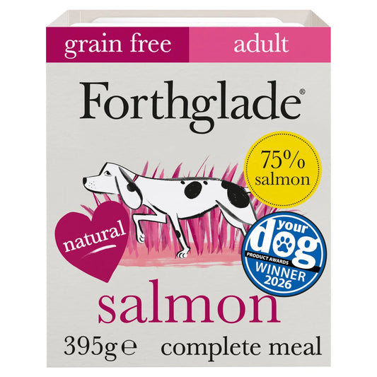 Forthglade Natural Grain Free Wet Dog Food Salmon with Potato 395g
