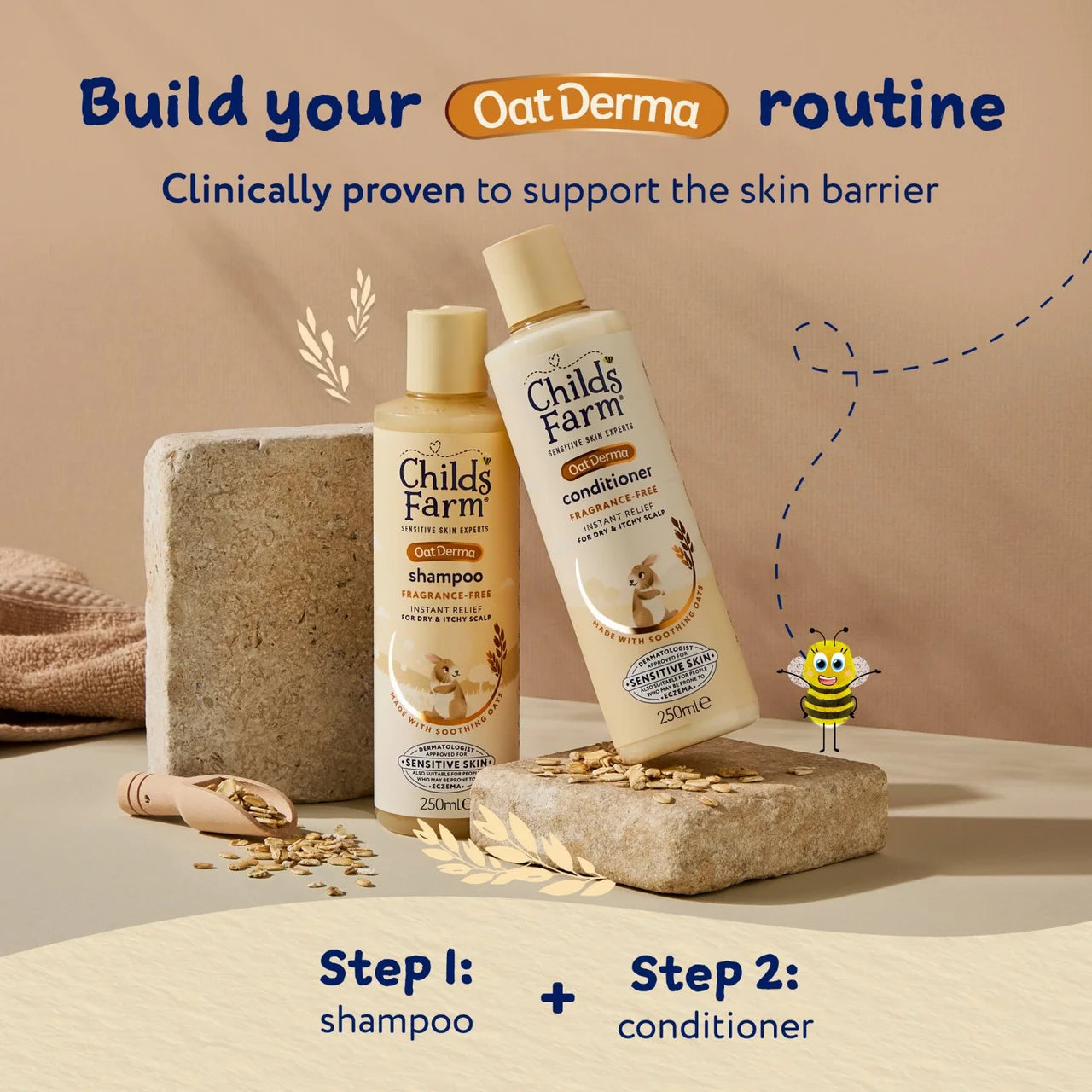 Childs Farm OatDerma Shampoo Fragrance-Free 250ml