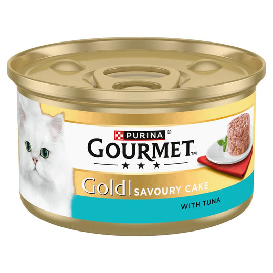 Gourmet Gold Savoury Cake Tuna Wet Cat Food 85g
