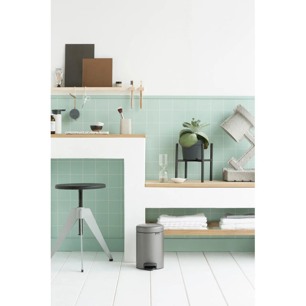Brabantia Pedal Bin, Platinum 3L