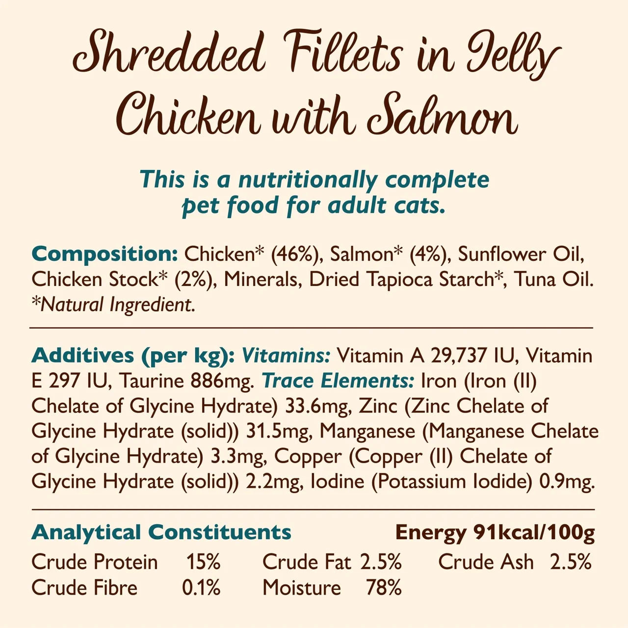 Lily's Kitchen Cat Shredded Fillets in Jelly Multipack 8 x 70g