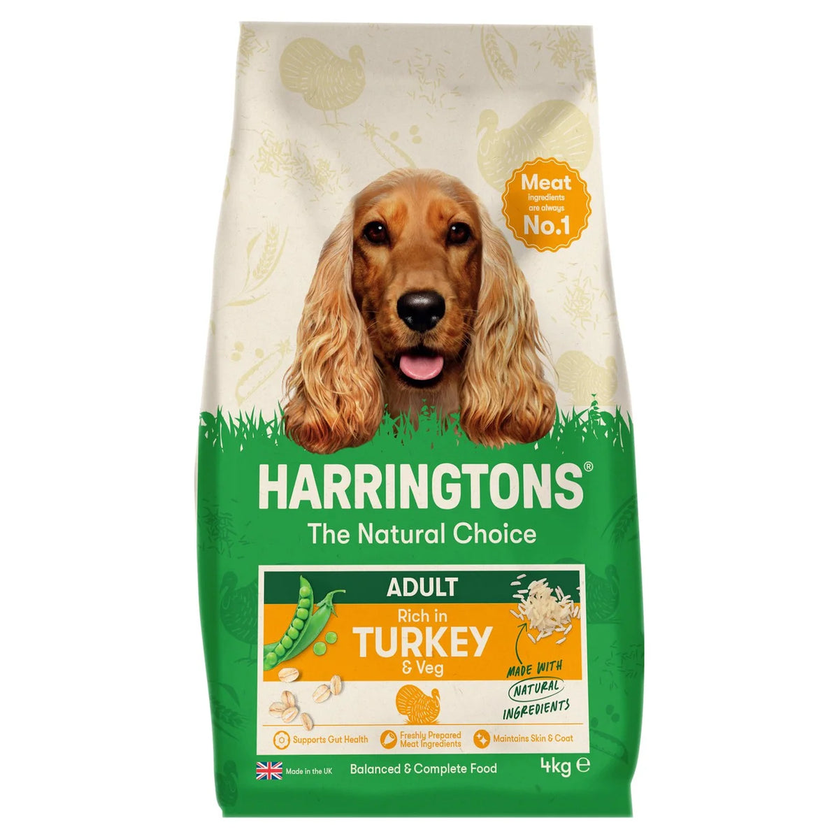 Harringtons Dog Turkey 4kg