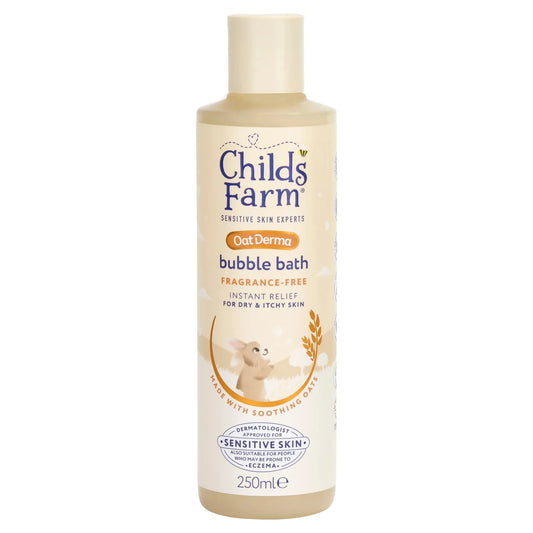 Childs Farm OatDerma Bubble Bath Fragrance-Free 250ml